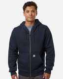 Men's Heritage Grid Fleece-Lined Full-Zip Hooded Sweatshirt