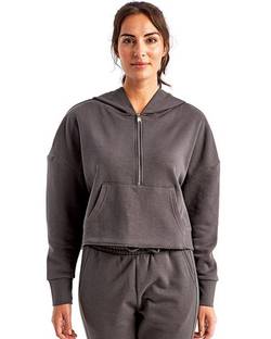 TriDri Women's Alice Half-Zip Hooded Sweatshirt TD077 TriDri Women's Alice Half-Zip Hooded Sweatshirt TD077