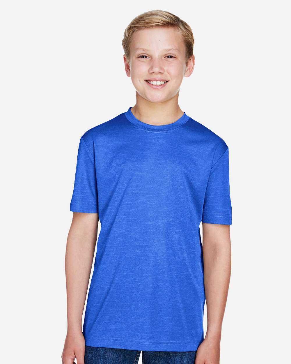 Team 365 Youth Sonic Heather Performance T-Shirt TT11HY