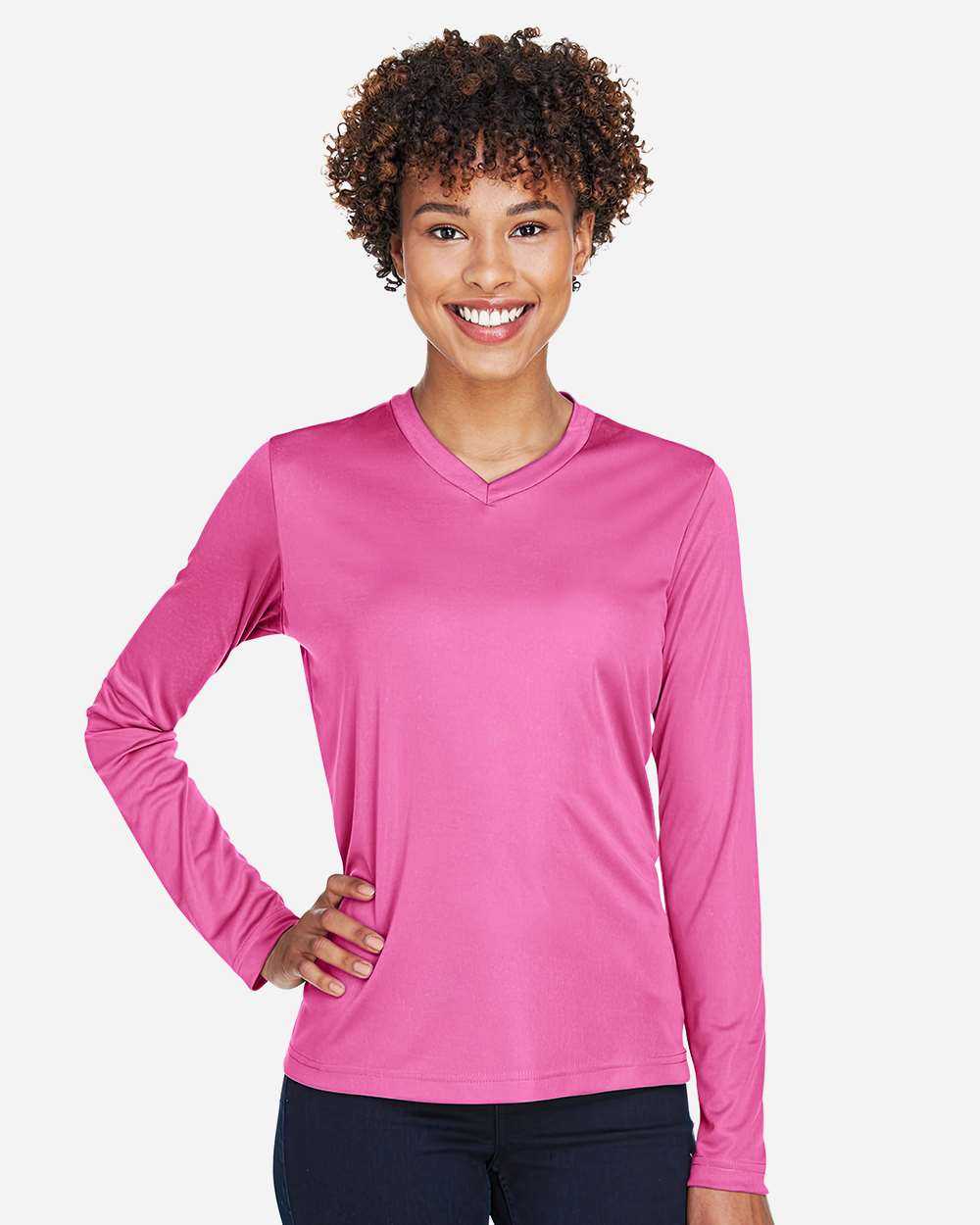 Team 365 Women's Zone Performance Long Sleeve T-Shirt TT11WL