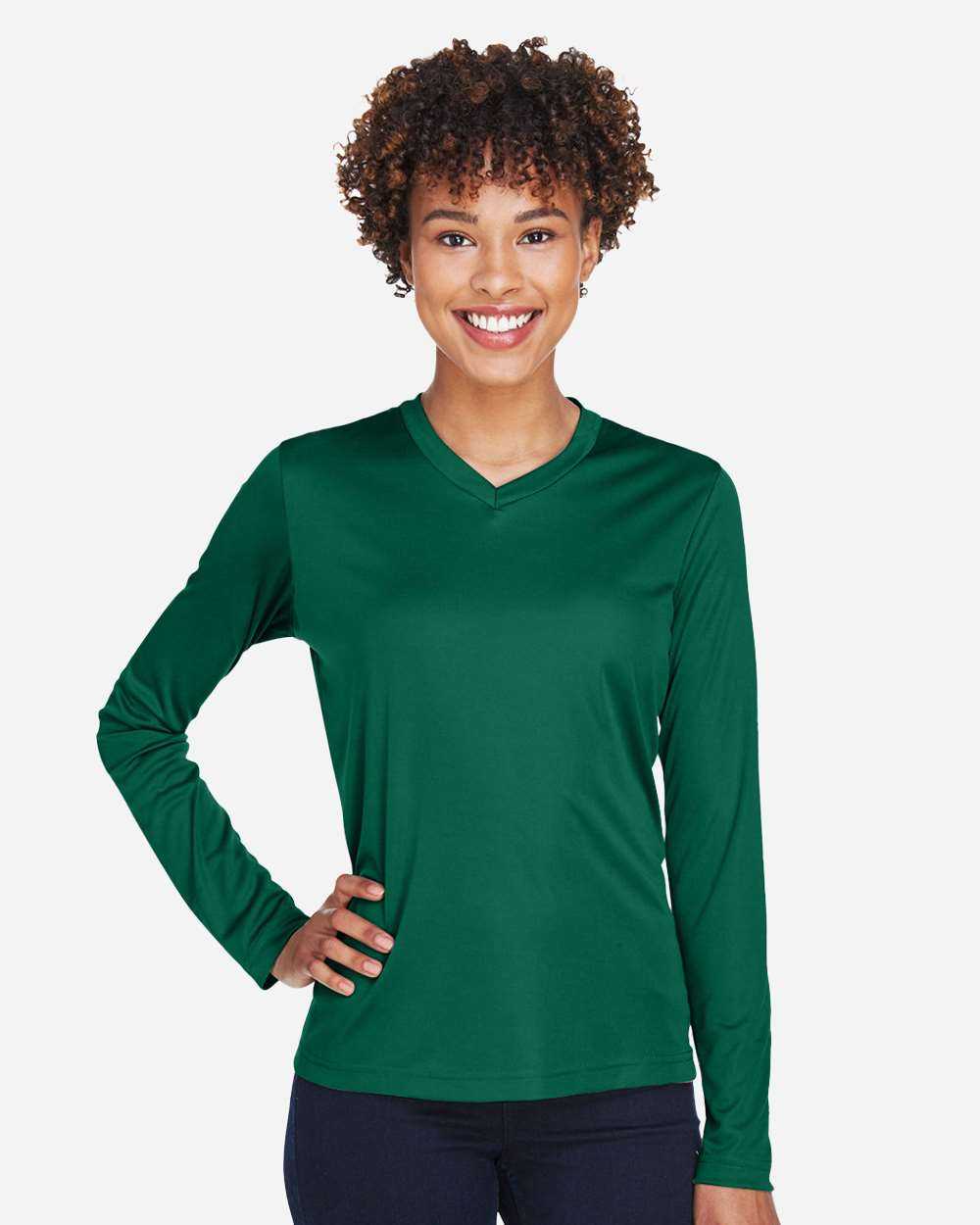 Team 365 Women's Zone Performance Long Sleeve T-Shirt TT11WL
