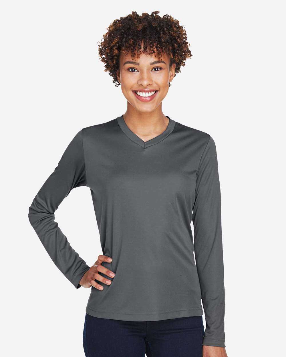 Team 365 Women's Zone Performance Long Sleeve T-Shirt TT11WL