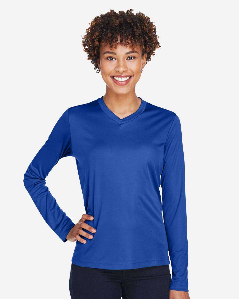 Team 365 Women's Zone Performance Long Sleeve T-Shirt TT11WL
