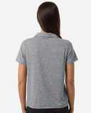 Women's Relay Heathered Stripe Polo