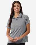 Women's Relay Heathered Stripe Polo
