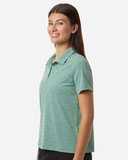Women's Relay Heathered Stripe Polo