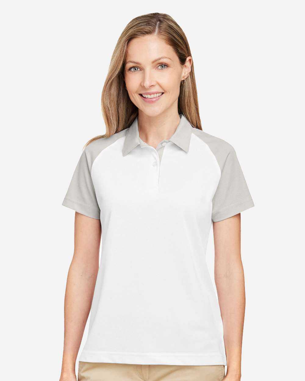 Team 365 Women's Command Snag-Protection Colorblock Polo TT21CW