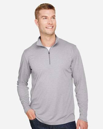 Team 365 Zone Sonic Heather Performance Quarter-Zip Pullover TT31H