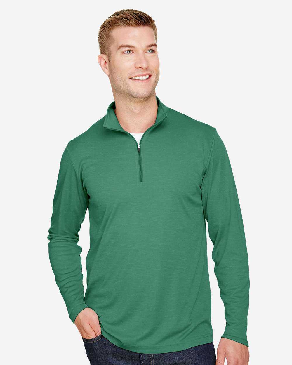 Team 365 Zone Sonic Heather Performance Quarter-Zip Pullover TT31H