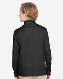 Team 365 Youth Zone Sonic Heather Performance Quarter-Zip Pullolver TT31HY