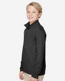 Team 365 Youth Zone Sonic Heather Performance Quarter-Zip Pullolver TT31HY