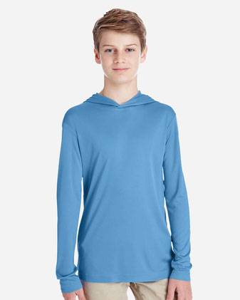 Team 365 Youth Zone Performance Hooded T-Shirt TT41Y