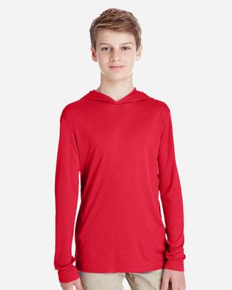 Team 365 Youth Zone Performance Hooded T-Shirt TT41Y