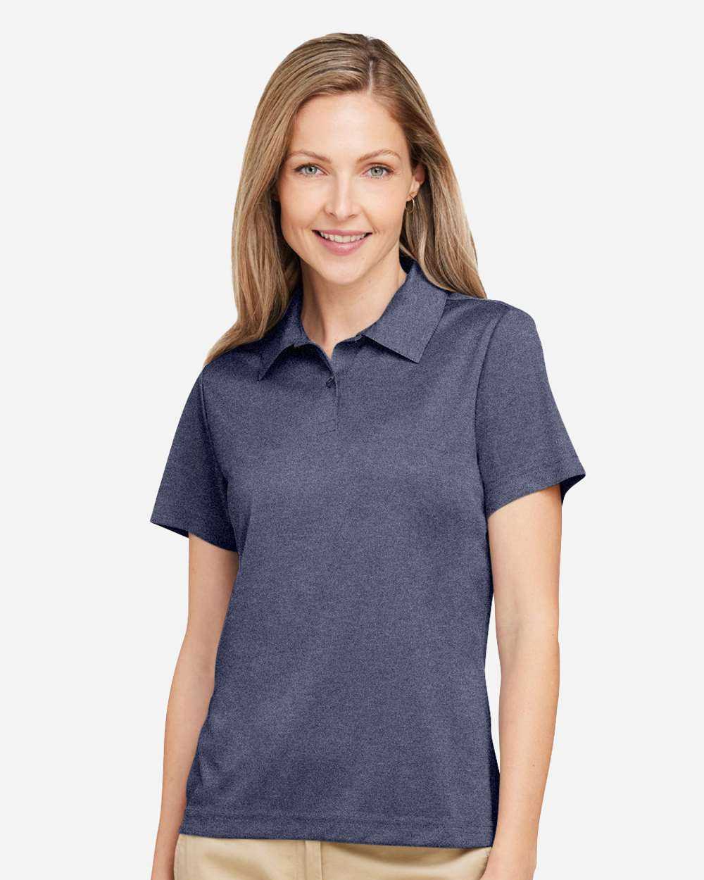 Team 365 Women's Zone Sonic Heather Performance Polo TT51HW