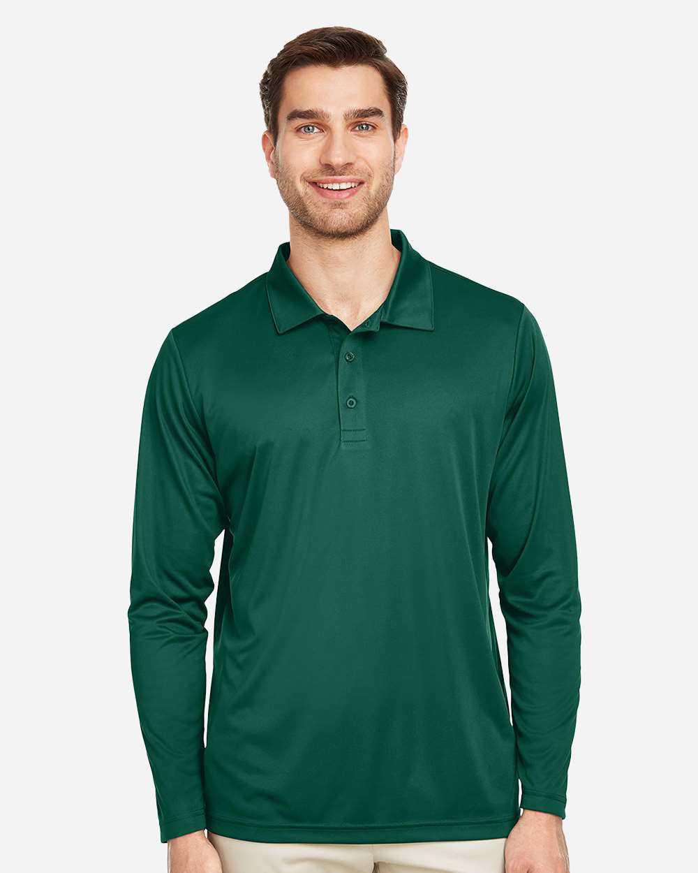 Team 365 Zone Performance Long Sleeve Polo TT51L