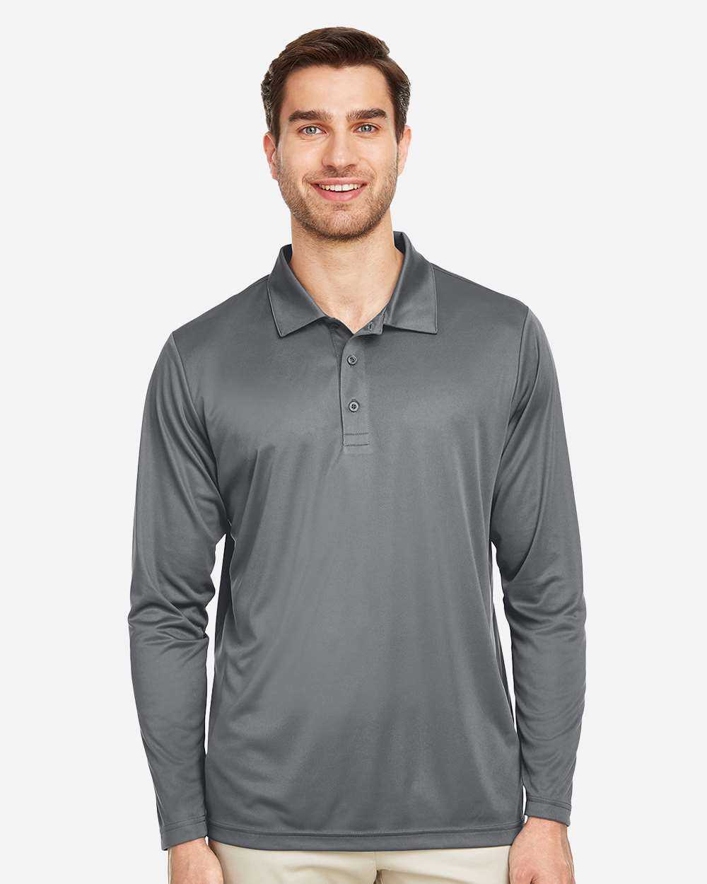 Team 365 Zone Performance Long Sleeve Polo TT51L