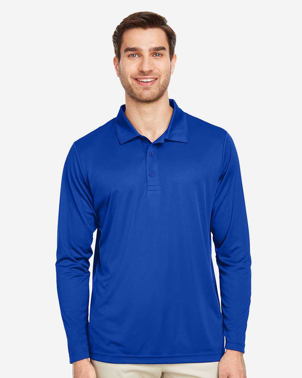 Team 365 Zone Performance Long Sleeve Polo TT51L