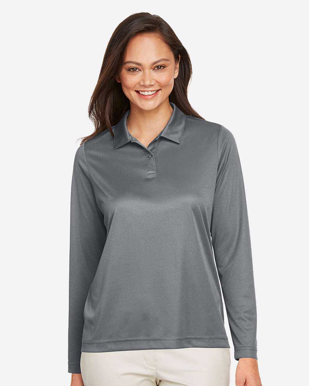 Team 365 Women's Zone Performance Long Sleeve Polo TT51LW