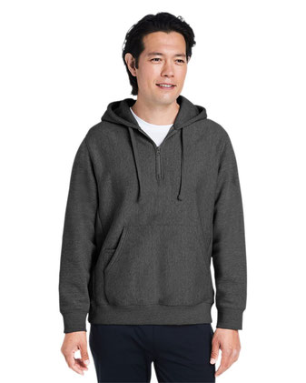 Zone HydroSport™  Heavyweight Quarter-Zip Pullover Hooded Sweatshirt