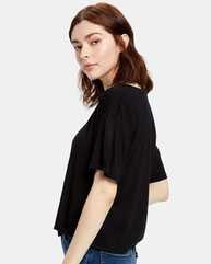Women's Boxy Open Neck Tee