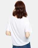 Women's Boxy Open Neck Tee