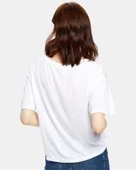 Women's Boxy Open Neck Tee