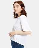 Women's Boxy Open Neck Tee