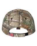 Camo with Flag Sandwich Visor Cap