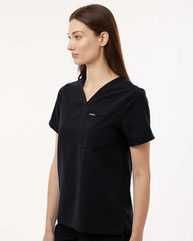 Jaanuu Women's Rhena Essential 1-Pocket Scrub V-Neck Top W10001