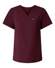 Jaanuu Women's Rhena Essential 1-Pocket Scrub V-Neck Top W10001