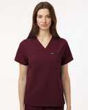 Jaanuu Women's Rhena Essential 1-Pocket Scrub V-Neck Top W10001