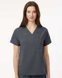 Jaanuu Women's Rhena Essential 1-Pocket Scrub V-Neck Top W10001
