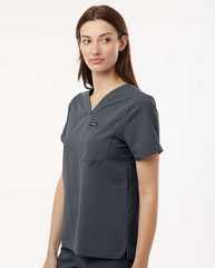 Jaanuu Women's Rhena Essential 1-Pocket Scrub V-Neck Top W10001