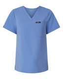 Jaanuu Women's Rhena Essential 1-Pocket Scrub V-Neck Top W10001
