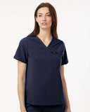 Jaanuu Women's Rhena Essential 1-Pocket Scrub V-Neck Top W10001