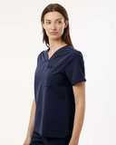 Jaanuu Women's Rhena Essential 1-Pocket Scrub V-Neck Top W10001