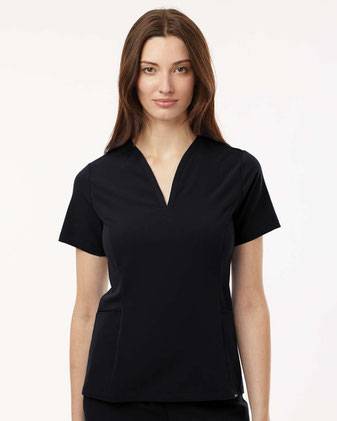 Women's Calix Fit & Flare Scrub V-Neck Top