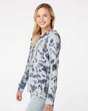 Women’s Courtney Burnout V-Notch Hooded Sweatshirt