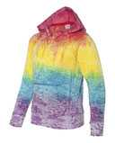 MV Sport Girls’ Courtney Burnout V-Notch Hooded Sweatshirt W1162Y