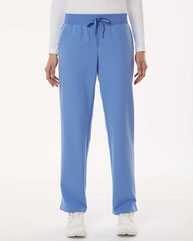 Women's Xenos Essential Knit-Waist Scrub Pants - Petite Sizes