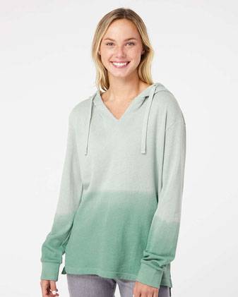 MV Sport Women's French Terry Ombré Hooded Sweatshirt W20158