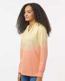 Women's French Terry Ombré Hooded Sweatshirt