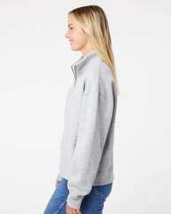 Women's Sueded Fleece Quarter-Zip Sweatshirt