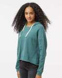 MV Sport Women's Angel Fleece Crop Hooded Sweatshirt W23101