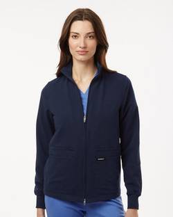 Women's Ceri Essential Full-Zip 6-Pocket Scrub Jacket Women's Ceri Essential Full-Zip 6-Pocket Scrub Jacket