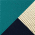 Blue Teal/ Birch/ Navy
