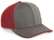 Charcoal/ Red Split
